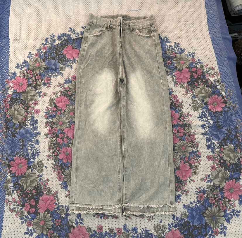 Grey Baggy jeans - Image 1